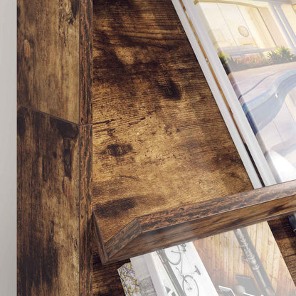 Magazinregal Geräucherte Eiche 70 x 41 x 126 cm Holzwerkstoff