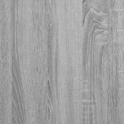 vidaXL Etagenbett für Kinder Graues Sonoma 75 x 190 cm Holzwerkstoff