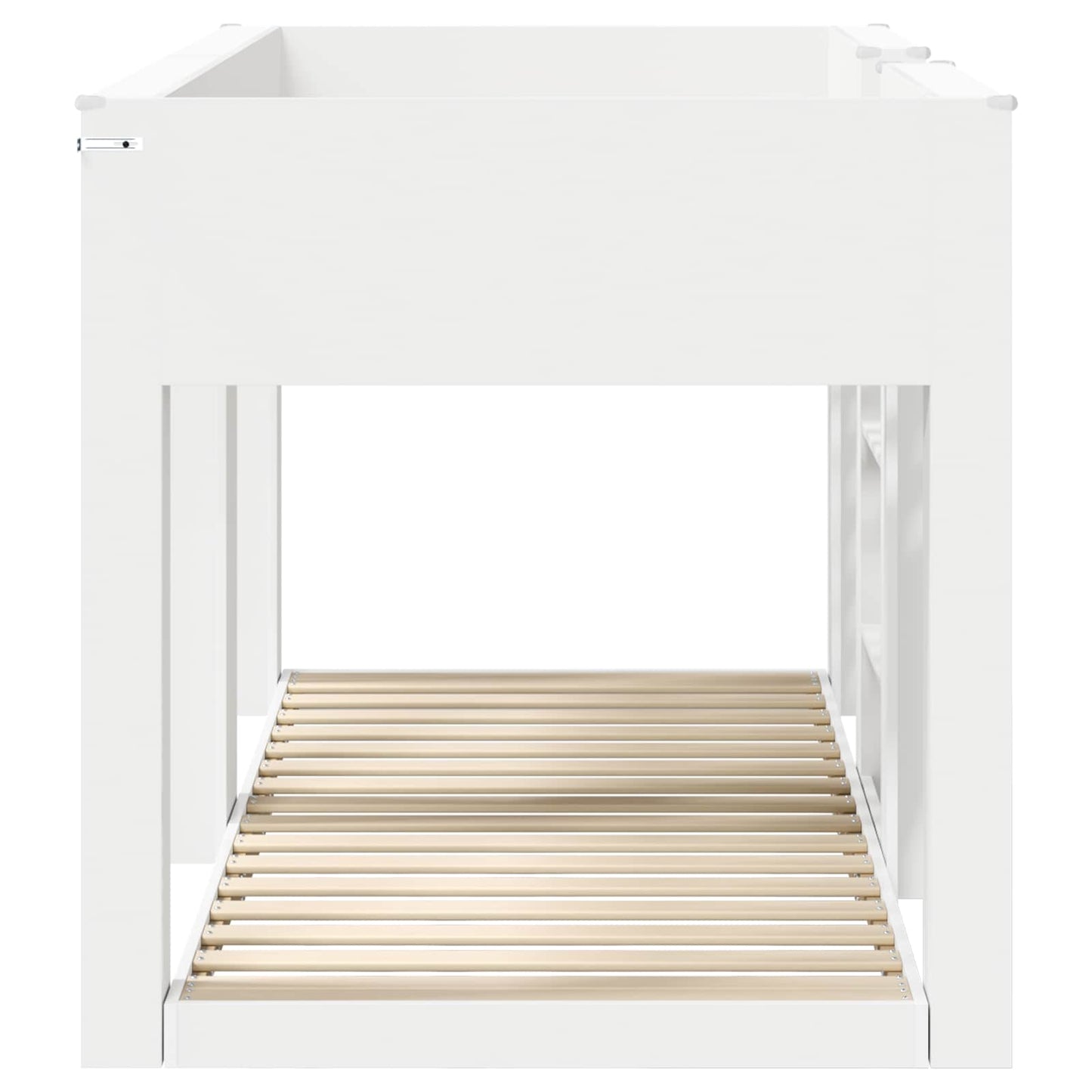vidaXL Etagenbett für Kinder Weiß 90 x 190 cm Holzwerkstoff