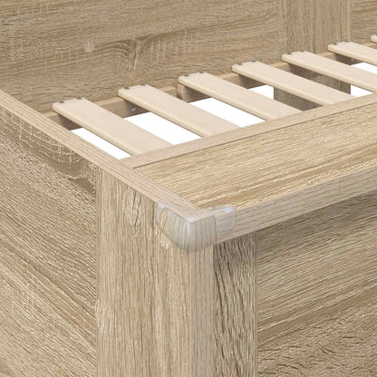 vidaXL Etagenbett für Kinder Sonoma-Eiche 90 x 190 cm Holzwerkstoff