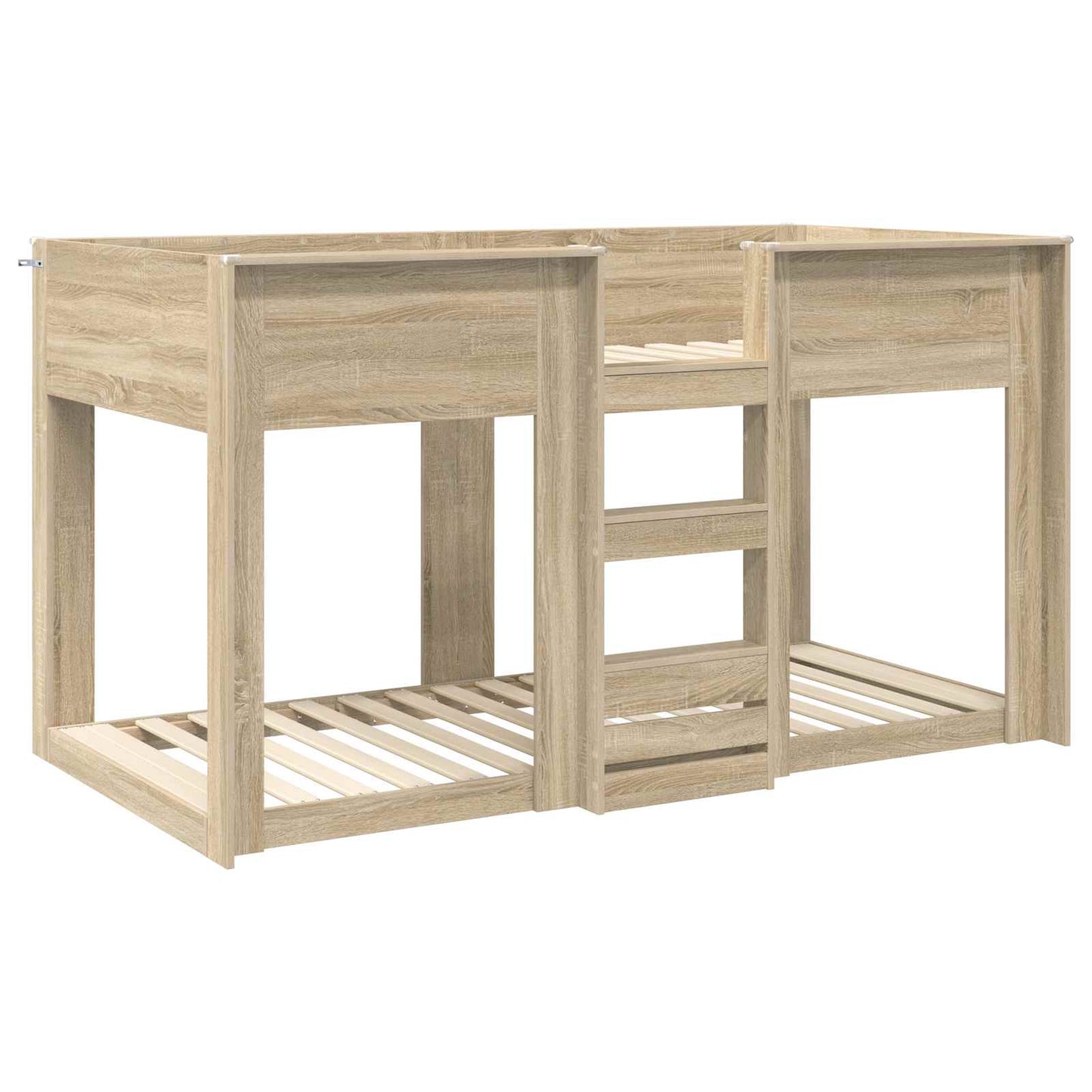 vidaXL Etagenbett für Kinder Sonoma-Eiche 90 x 190 cm Holzwerkstoff
