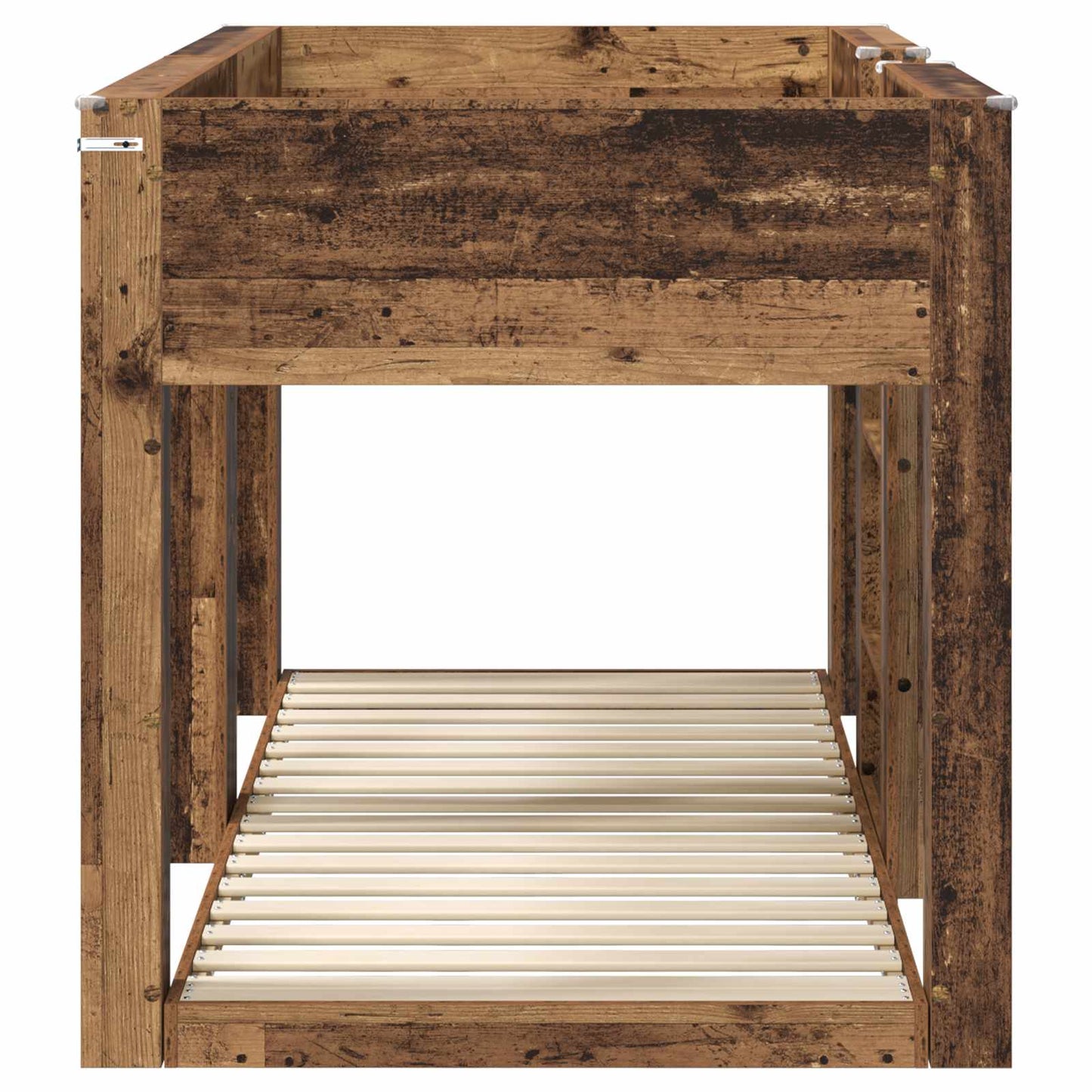 vidaXL Etagenbett für Kinder Altholz 90 x 190 cm Holzwerkstoff