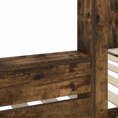 Etagenbett für Kinder Geräucherte Eiche 90 x 200 cm