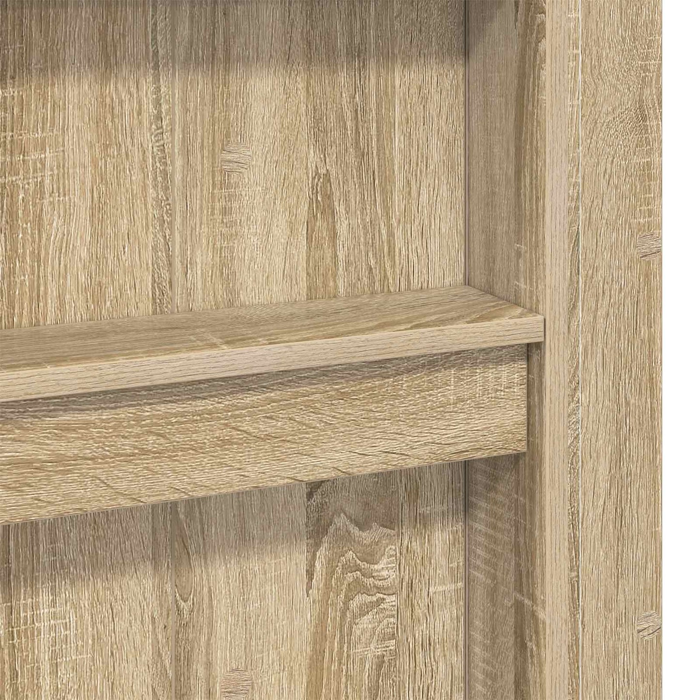 vidaXL Etagenbettgestell mit Schreibtisch Sonoma-Eiche 75 x 190 cm