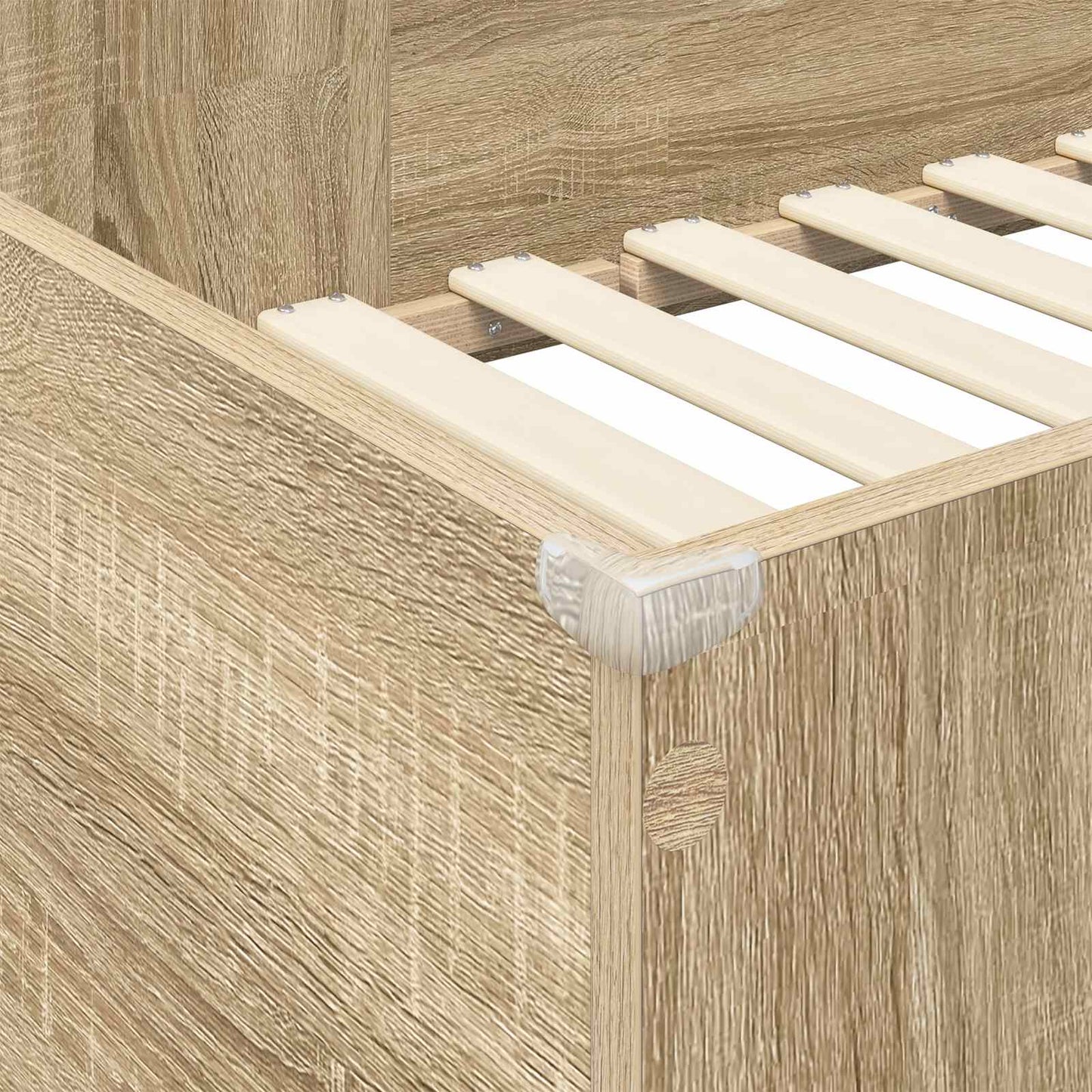 Etagenbettgestell mit Schreibtisch Sonoma-Eiche 90 x 190 cm