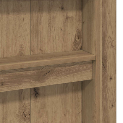 vidaXL Etagenbettgestell mit Schreibtisch Artisan-Eiche 90 x 200 cm