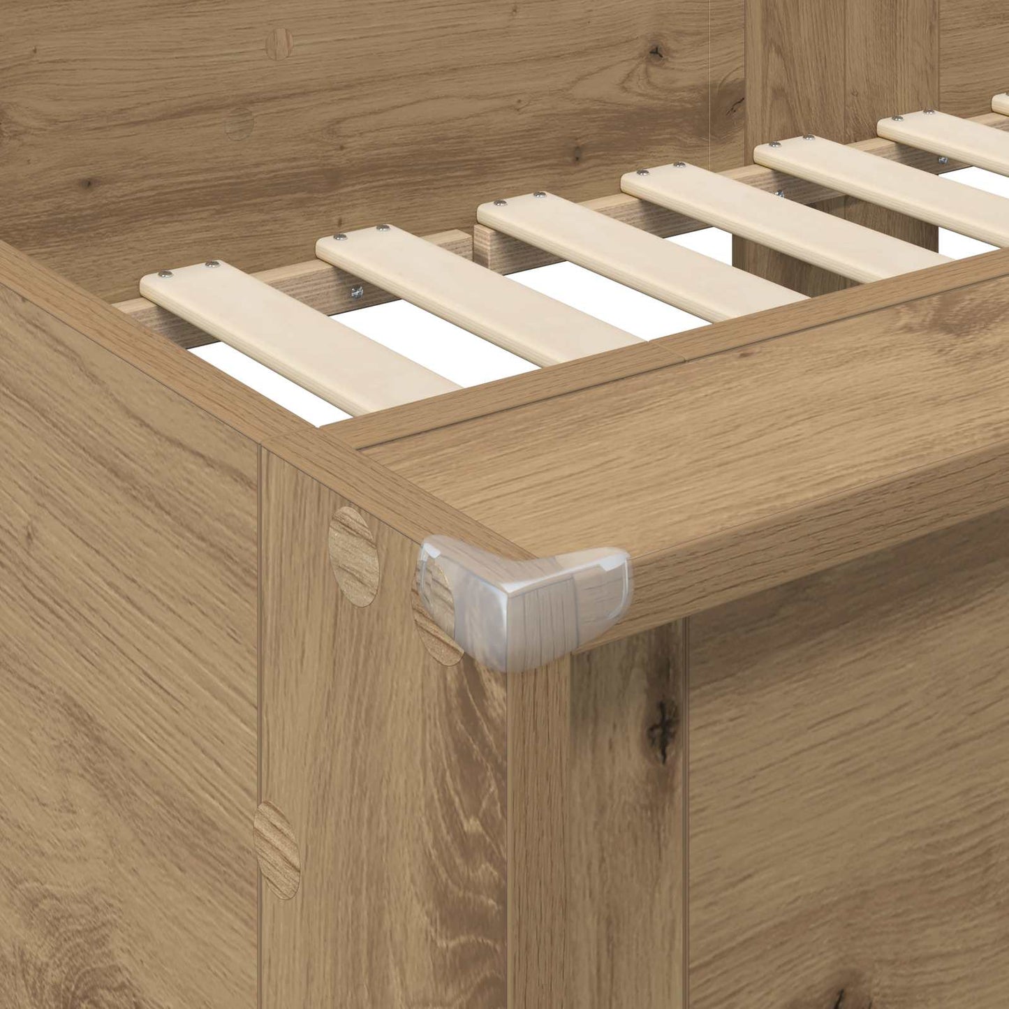 Etagenbett für Kinder Artisan-Eiche 100 x 200 cm Holzwerkstoff