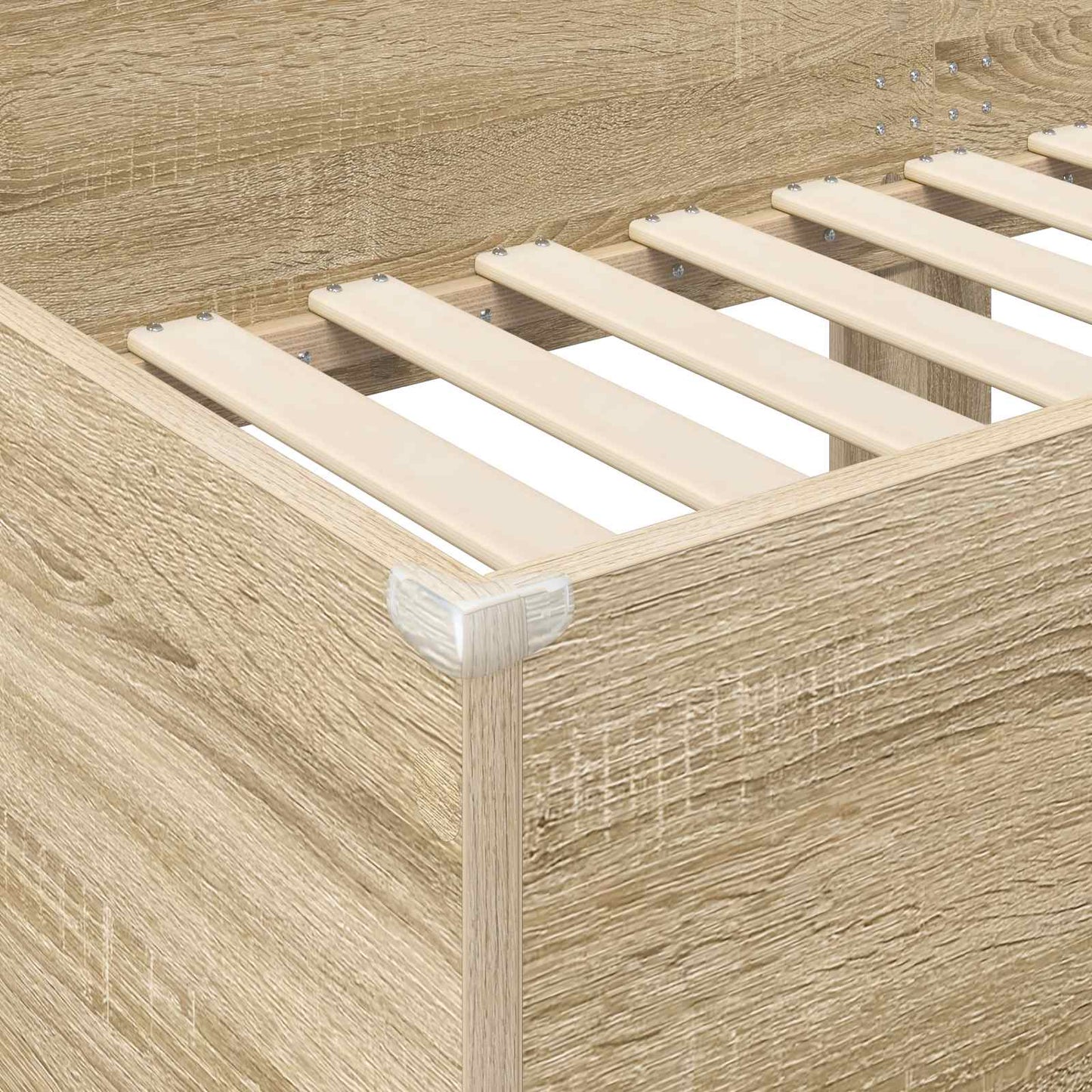 vidaXL Etagenbett für Kinder Sonoma-Eiche 100 x 200 cm Holzwerkstoff