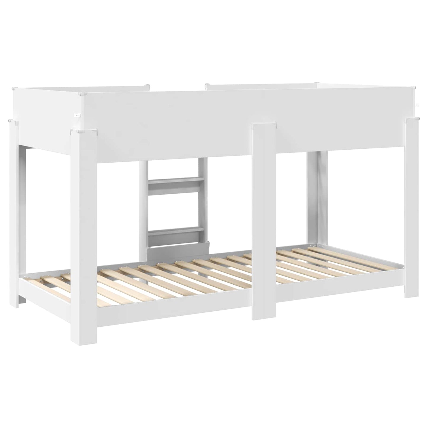 vidaXL Etagenbett für Kinder Weiß 100 x 190 cm Holzwerkstoff