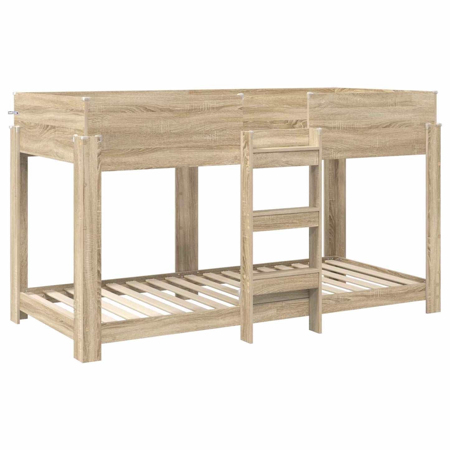 vidaXL Etagenbett für Kinder Sonoma-Eiche 100 x 190 cm Holzwerkstoff