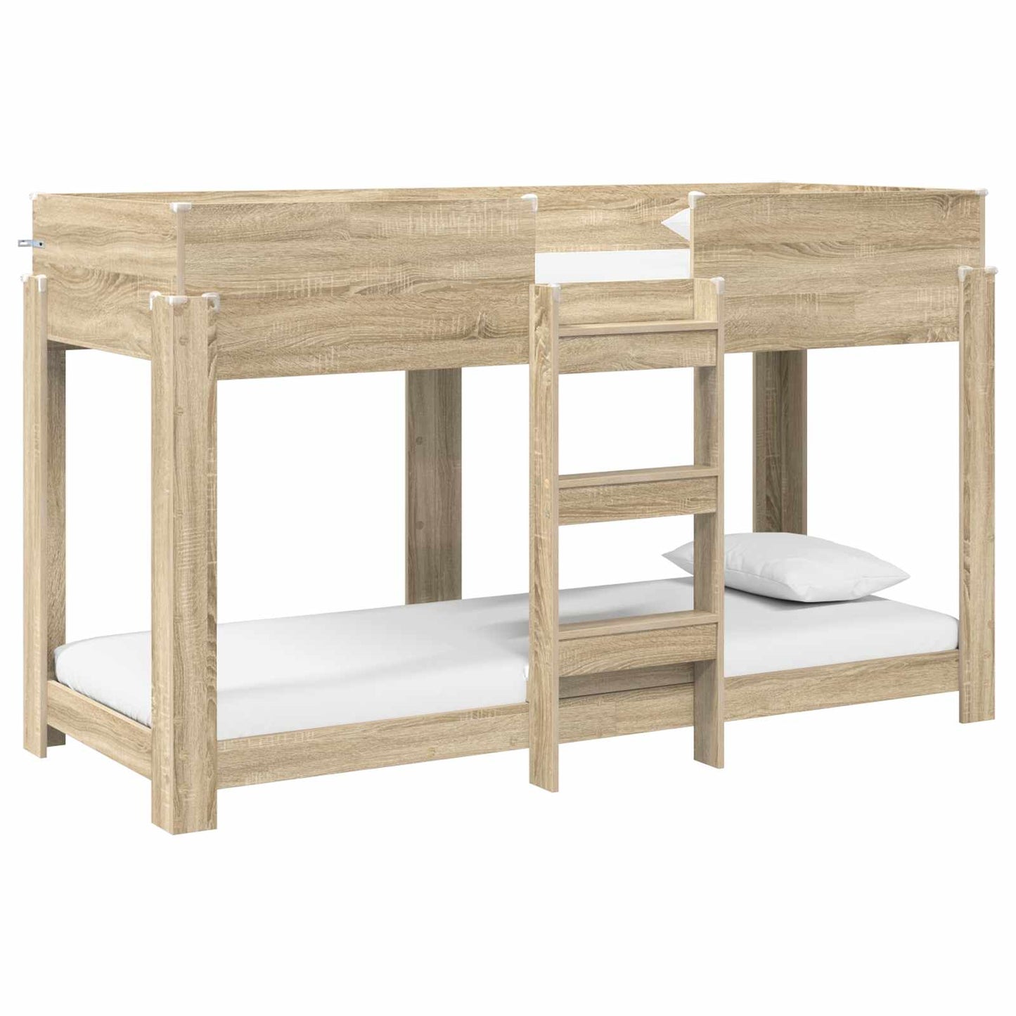vidaXL Etagenbett für Kinder Sonoma-Eiche 75 x 190 cm Holzwerkstoff