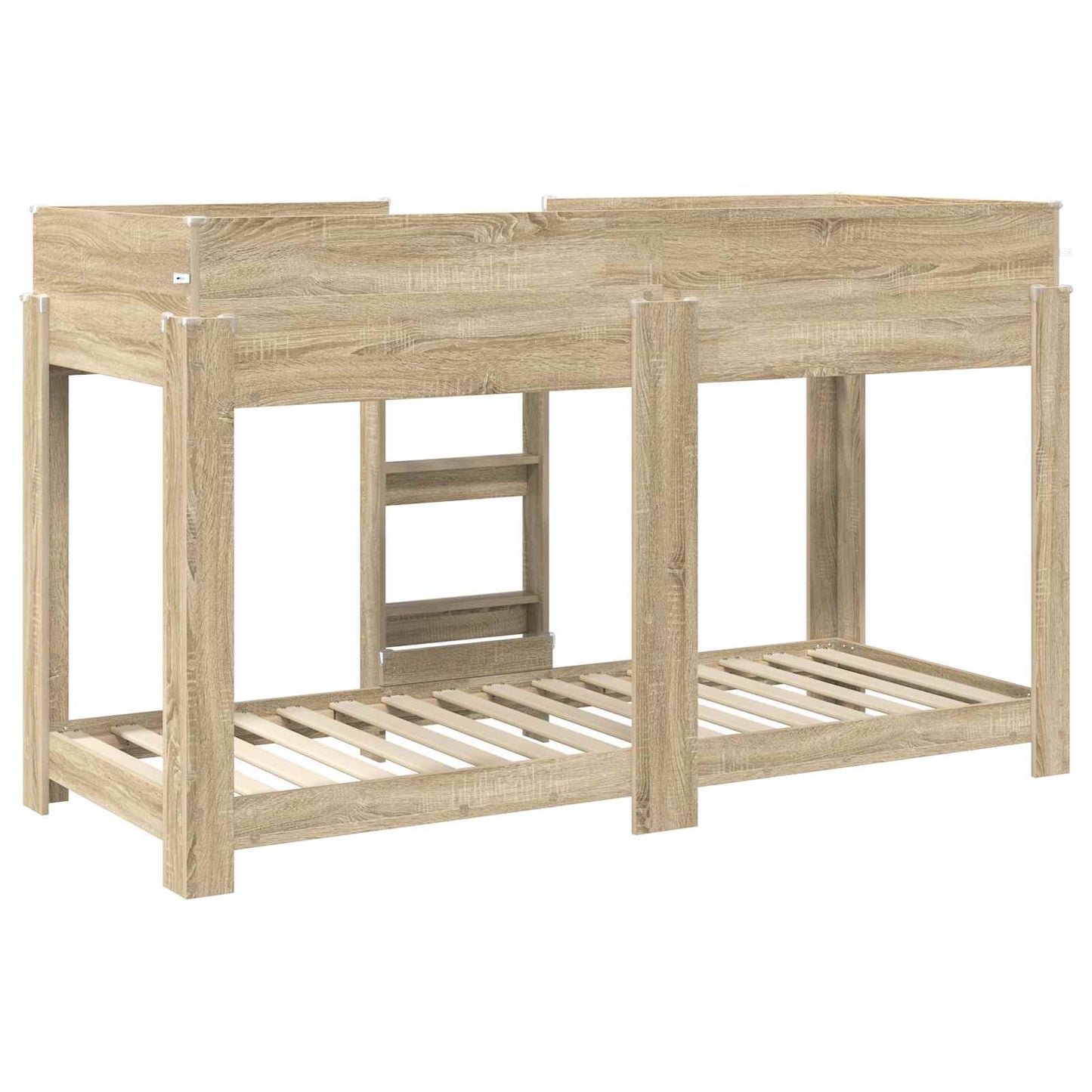 vidaXL Etagenbett für Kinder Sonoma-Eiche 75 x 190 cm Holzwerkstoff