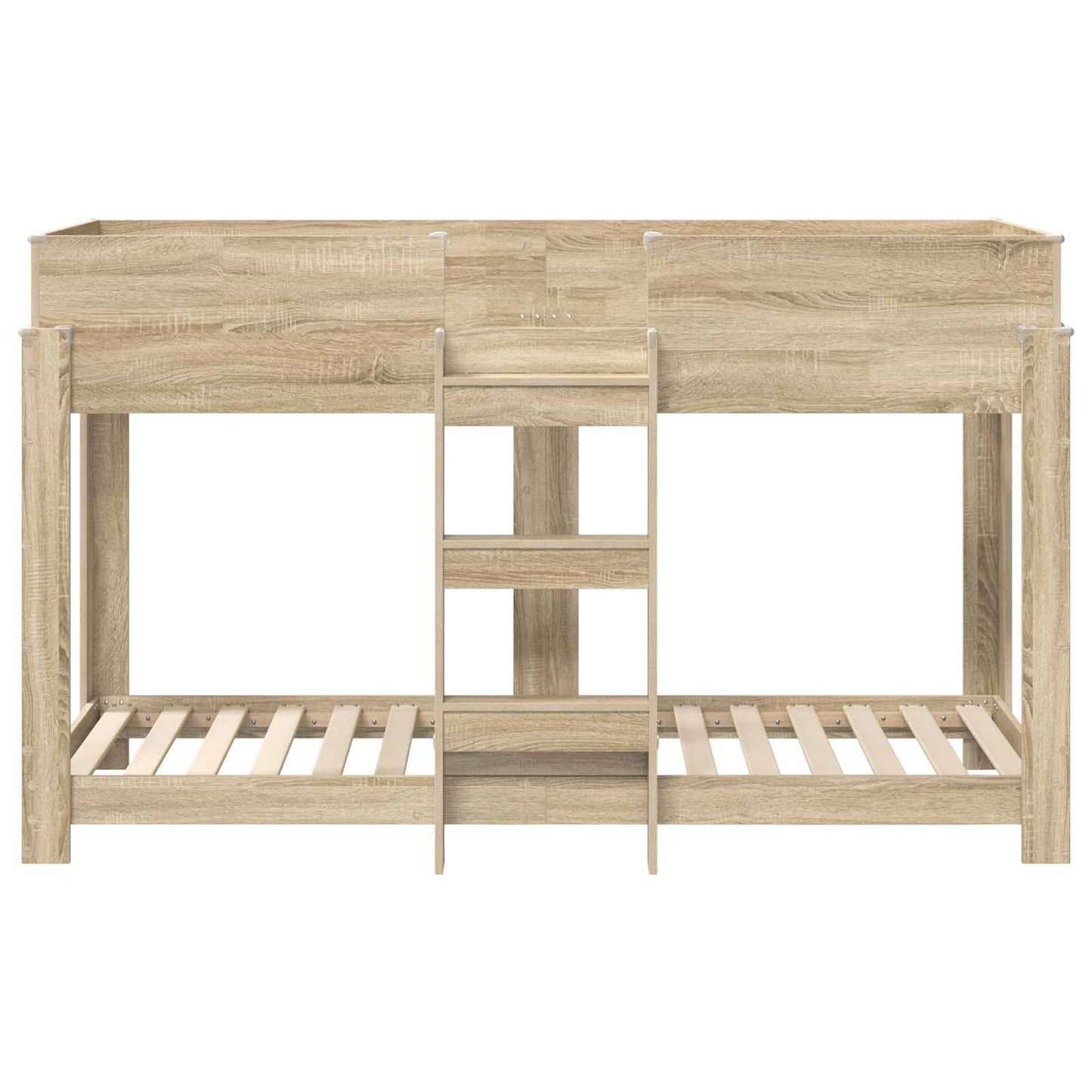 vidaXL Etagenbett für Kinder Sonoma-Eiche 75 x 190 cm Holzwerkstoff