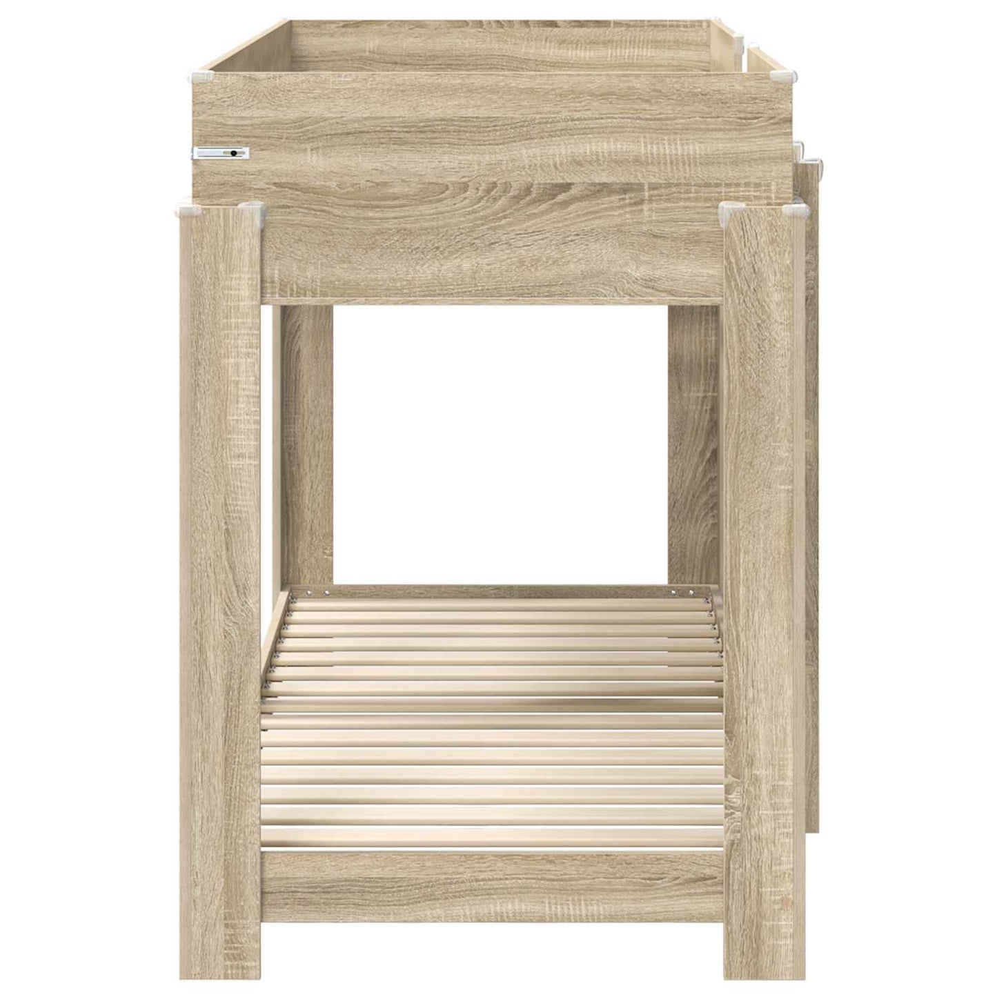 vidaXL Etagenbett für Kinder Sonoma-Eiche 75 x 190 cm Holzwerkstoff