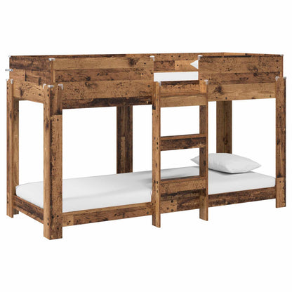 Etagenbett für Kinder Altholz 75 x 190 cm Holzwerkstoff
