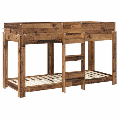 Etagenbett für Kinder Altholz 75 x 190 cm Holzwerkstoff