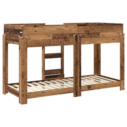 Etagenbett für Kinder Altholz 75 x 190 cm Holzwerkstoff