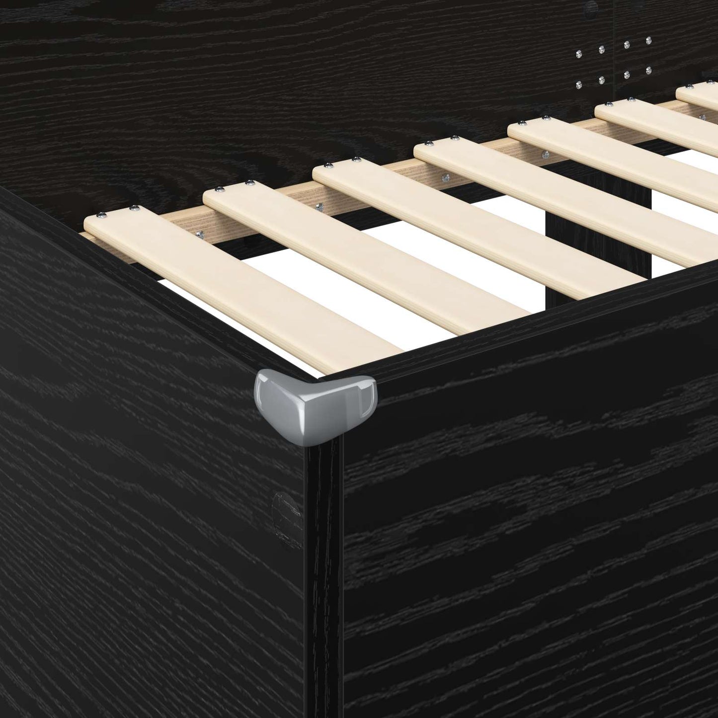 Etagenbett für Kinder Schwarz Eichen-Optik 80 x 160 cm