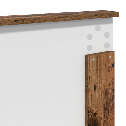 vidaXL Cadre de lit bois de récupération 120 x 200 cm Bois de pin massif