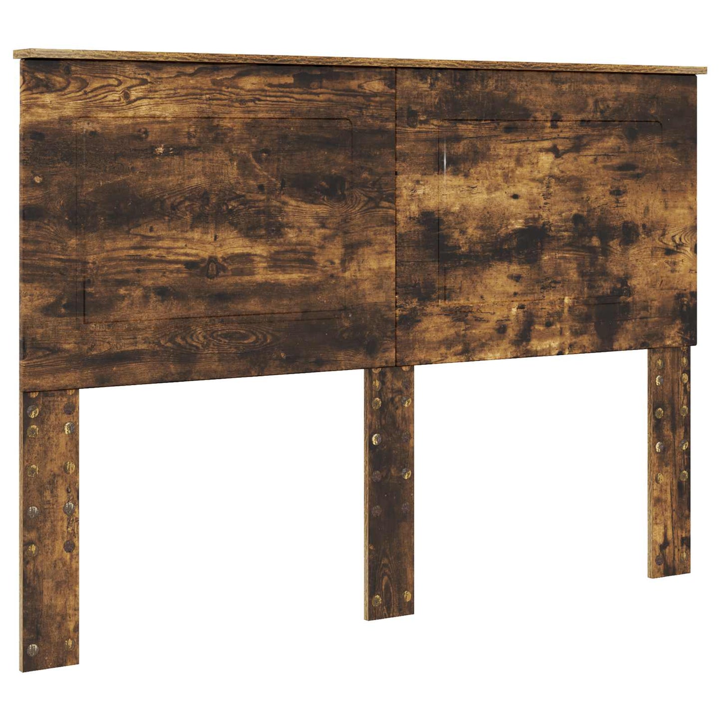 vidaXL Aufbewahrungsbett Geräucherte Eiche 160 x 200 cm Holzwerkstoff