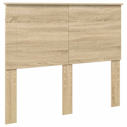 vidaXL Aufbewahrungsbett Sonoma-Eiche 135 x 190 cm Holzwerkstoff