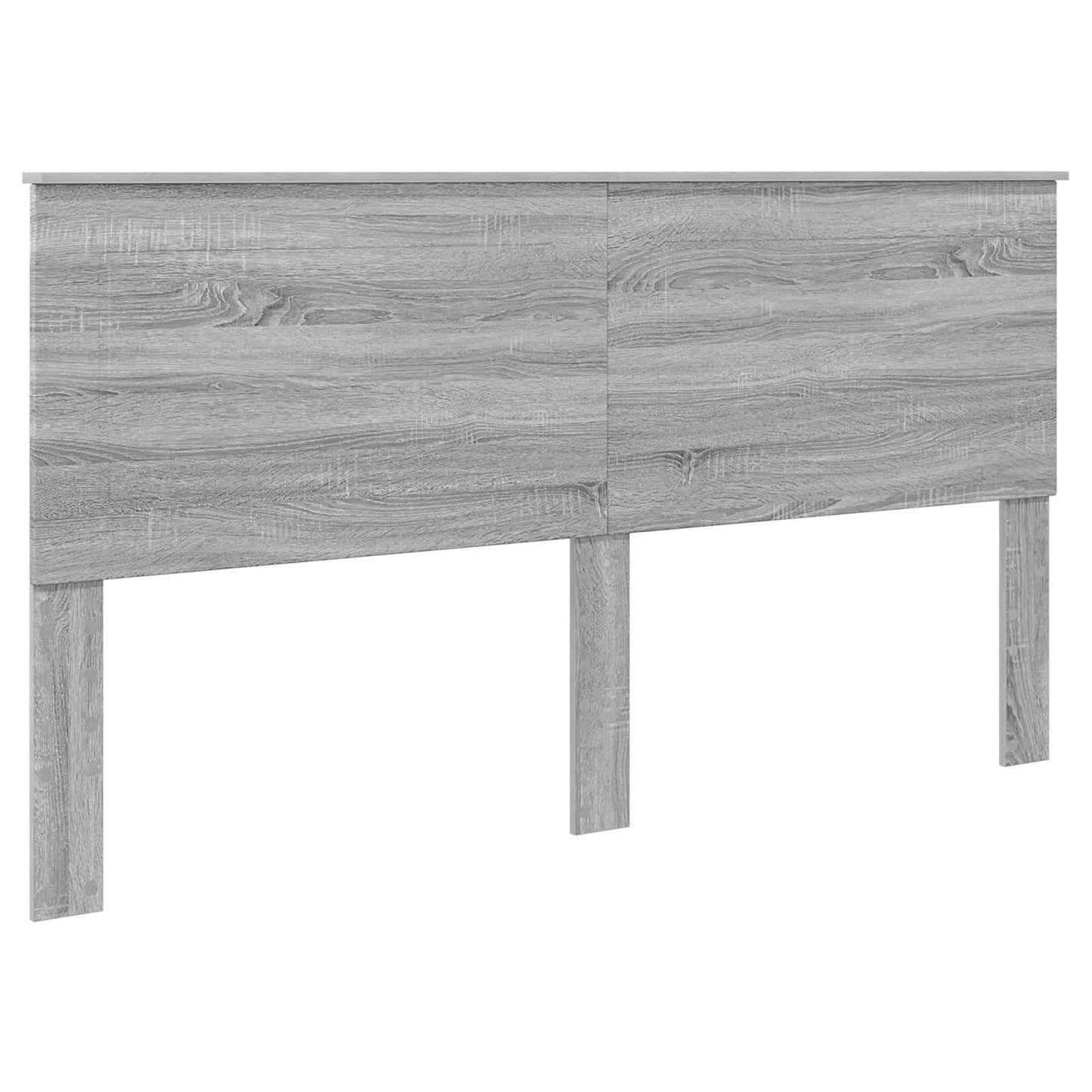 vidaXL Bettrahmen Graues Sonoma 200 x 200 cm Holzwerkstoff