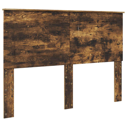 vidaXL Bettrahmen Geräucherte Eiche 150 x 200 cm Holzwerkstoff