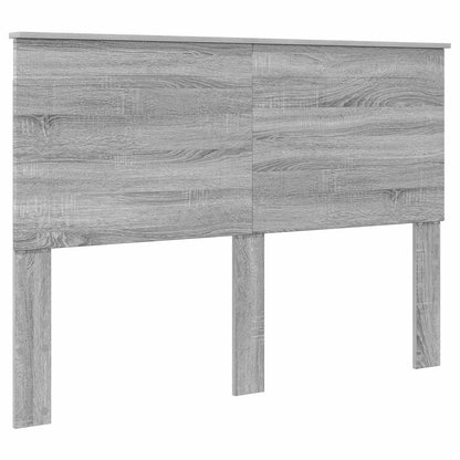 vidaXL Bettrahmen Graues Sonoma 140 x 200 cm Holzwerkstoff