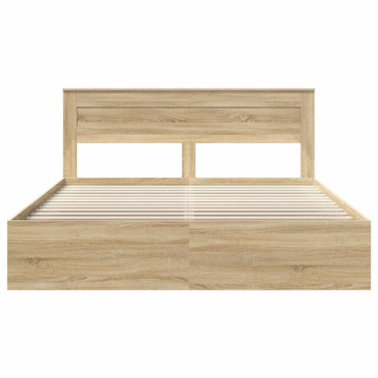 vidaXL Bettrahmen Sonoma 180 x 200 cm Massives Kiefernholz