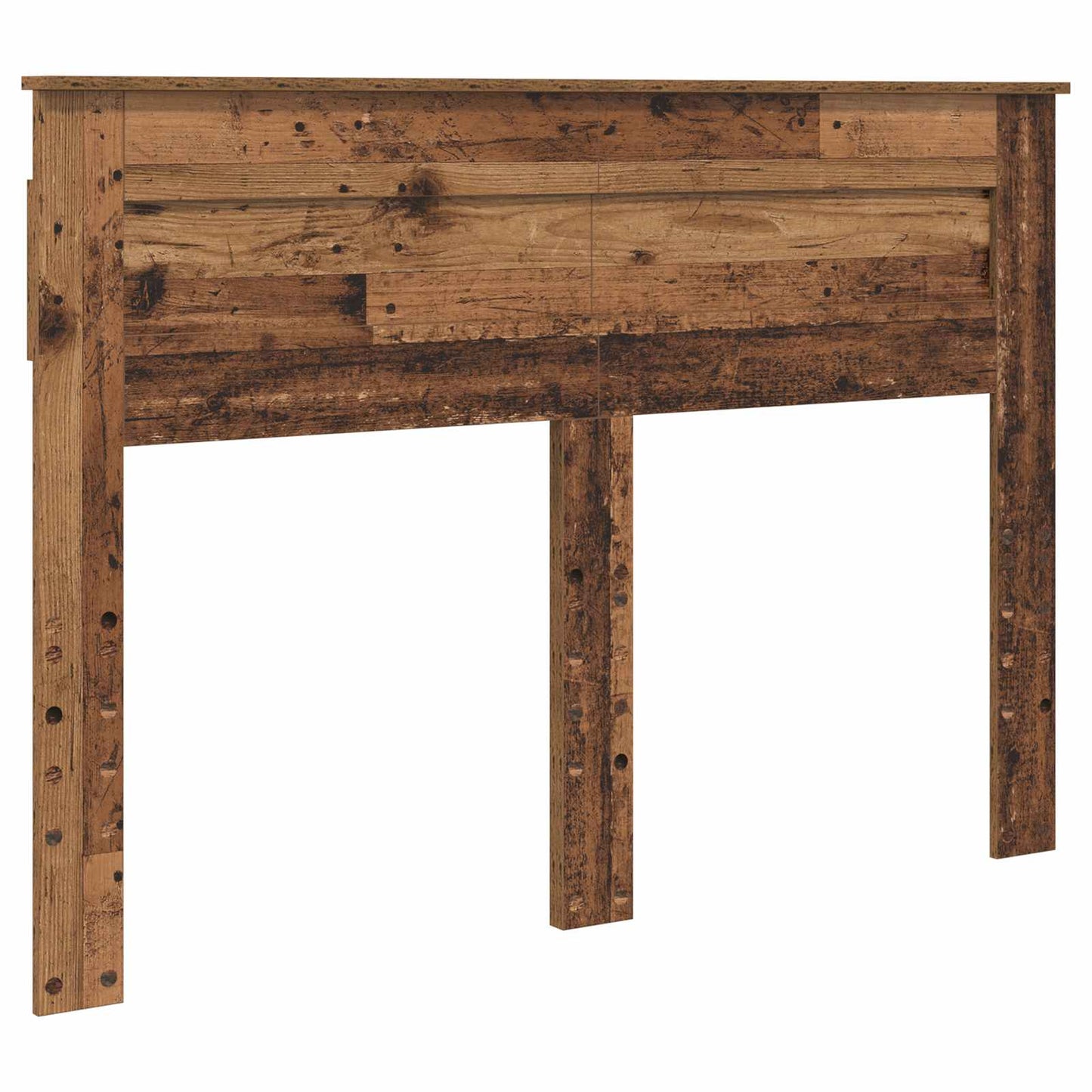 vidaXL Cadre de lit en bois de récupération 140 x 190 cm Pin massif