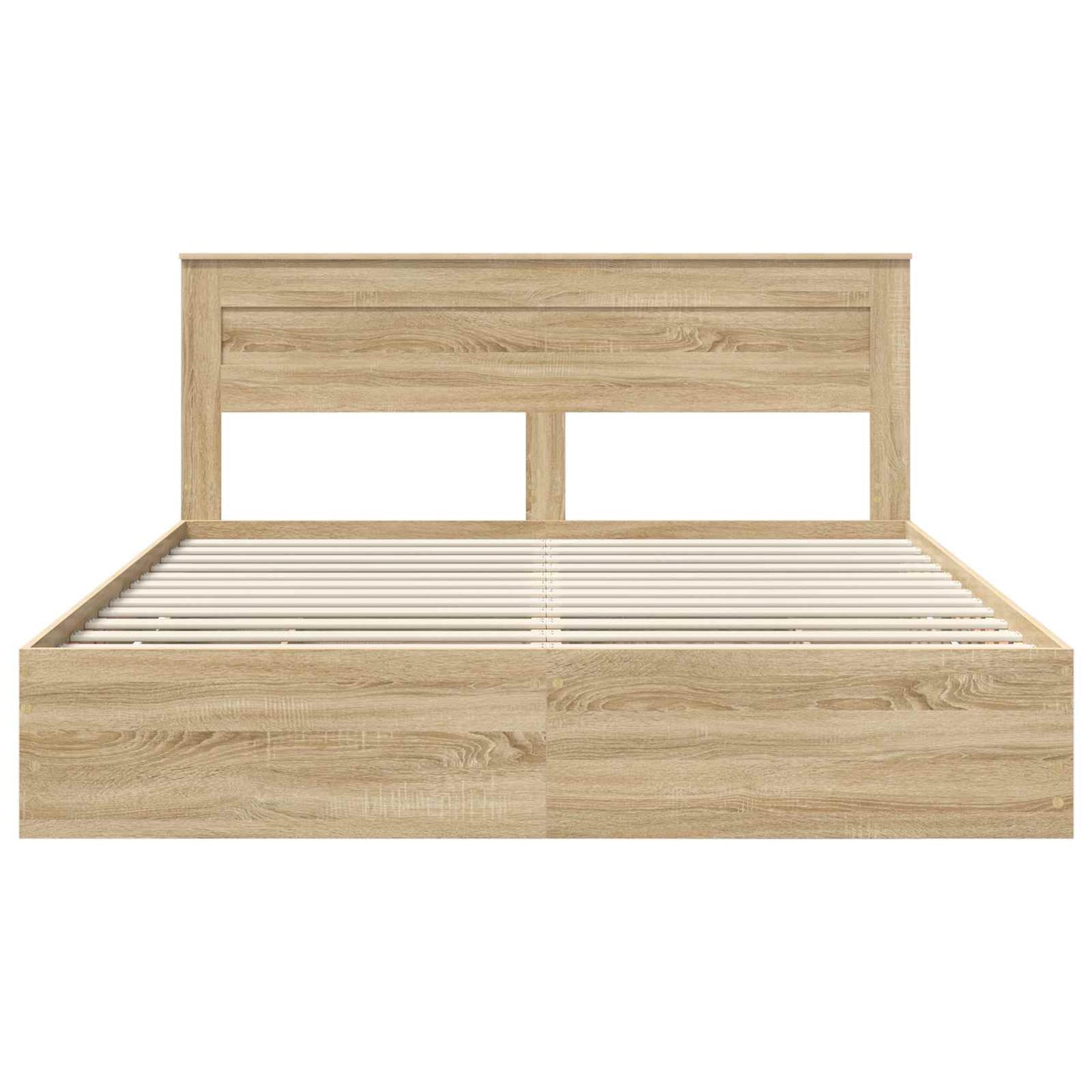vidaXL Bettrahmen Sonoma-Eiche 180 x 200 cm Ingenieurs Holz
