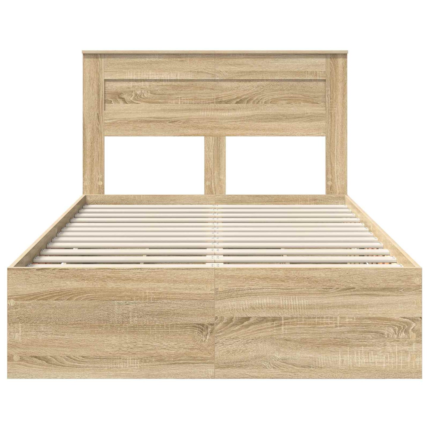 Bettrahmen Sonoma-Eiche 120 x 190 cm Ingenieurs Holz