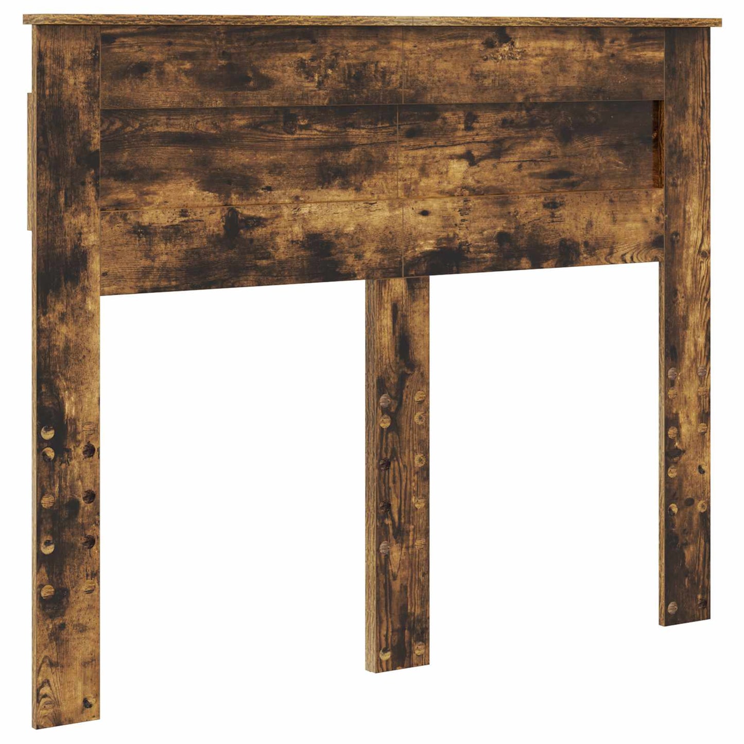 vidaXL Aufbewahrungsbett Geräucherte Eiche 120 x 190 cm Holzwerkstoff