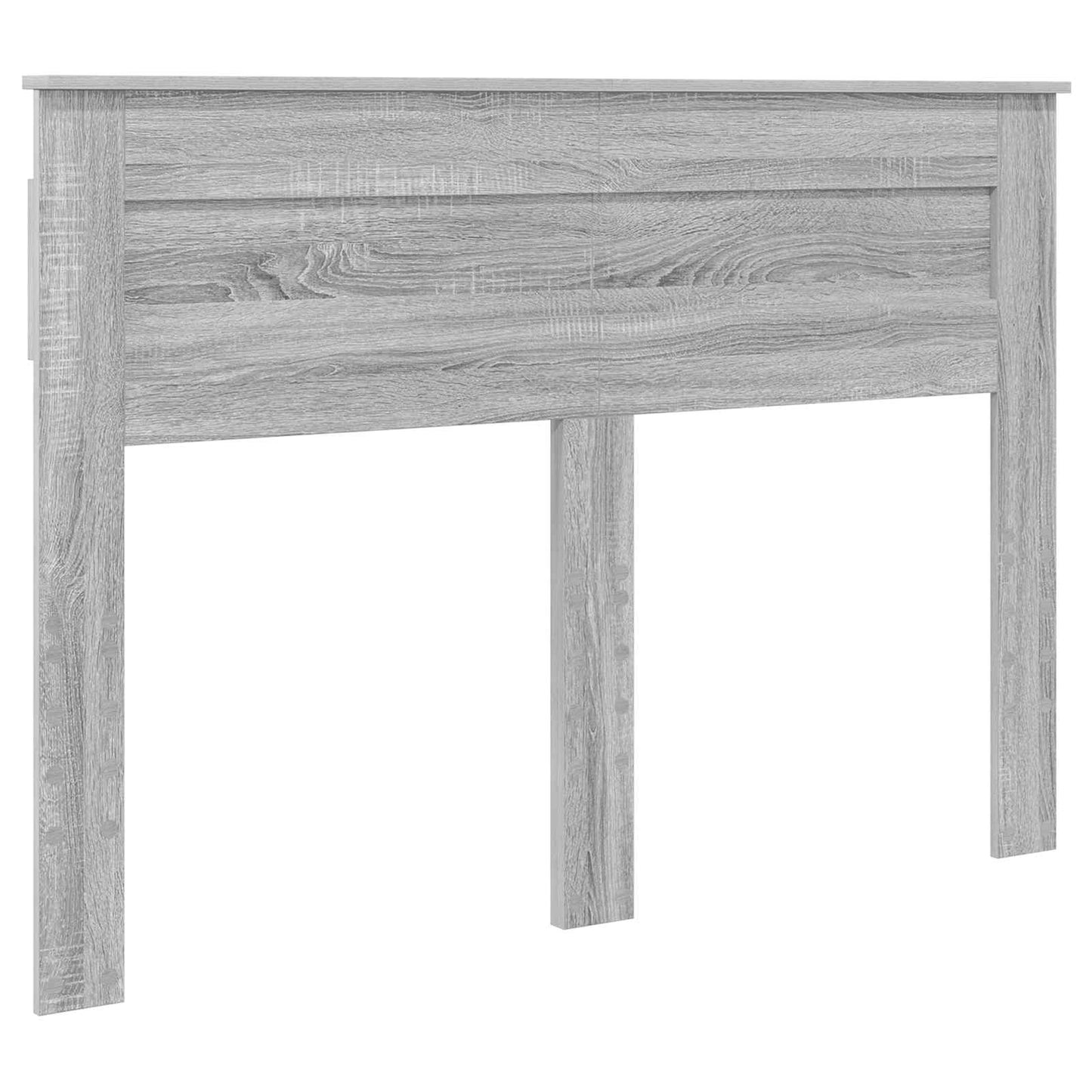 vidaXL Cadre de lit gris Sonoma 150 x 200 cm Bois d'ingénierie