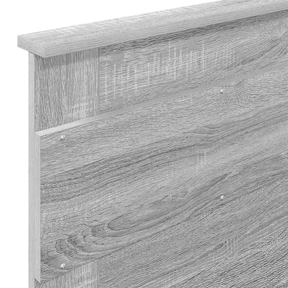 vidaXL Cadre de lit Gris Sonoma 100 x 200 cm Bois d'ingénierie