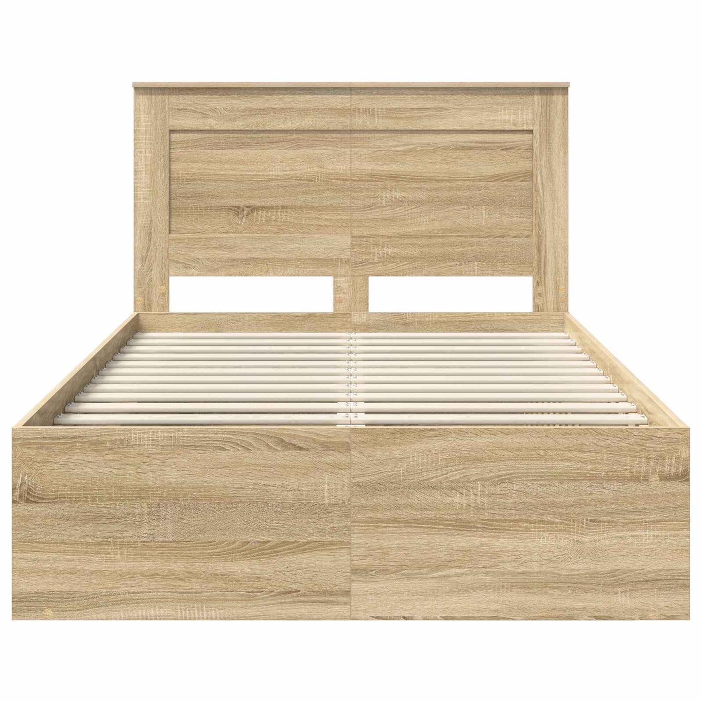 vidaXL Cadre de lit Sonoma 120 x 190 cm Bois de pin massif