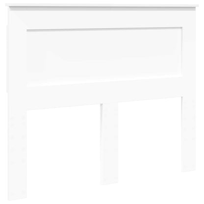 vidaXL Cadre de lit avec tête de lit Blanc 120 x 200 cm Bois de pin massif