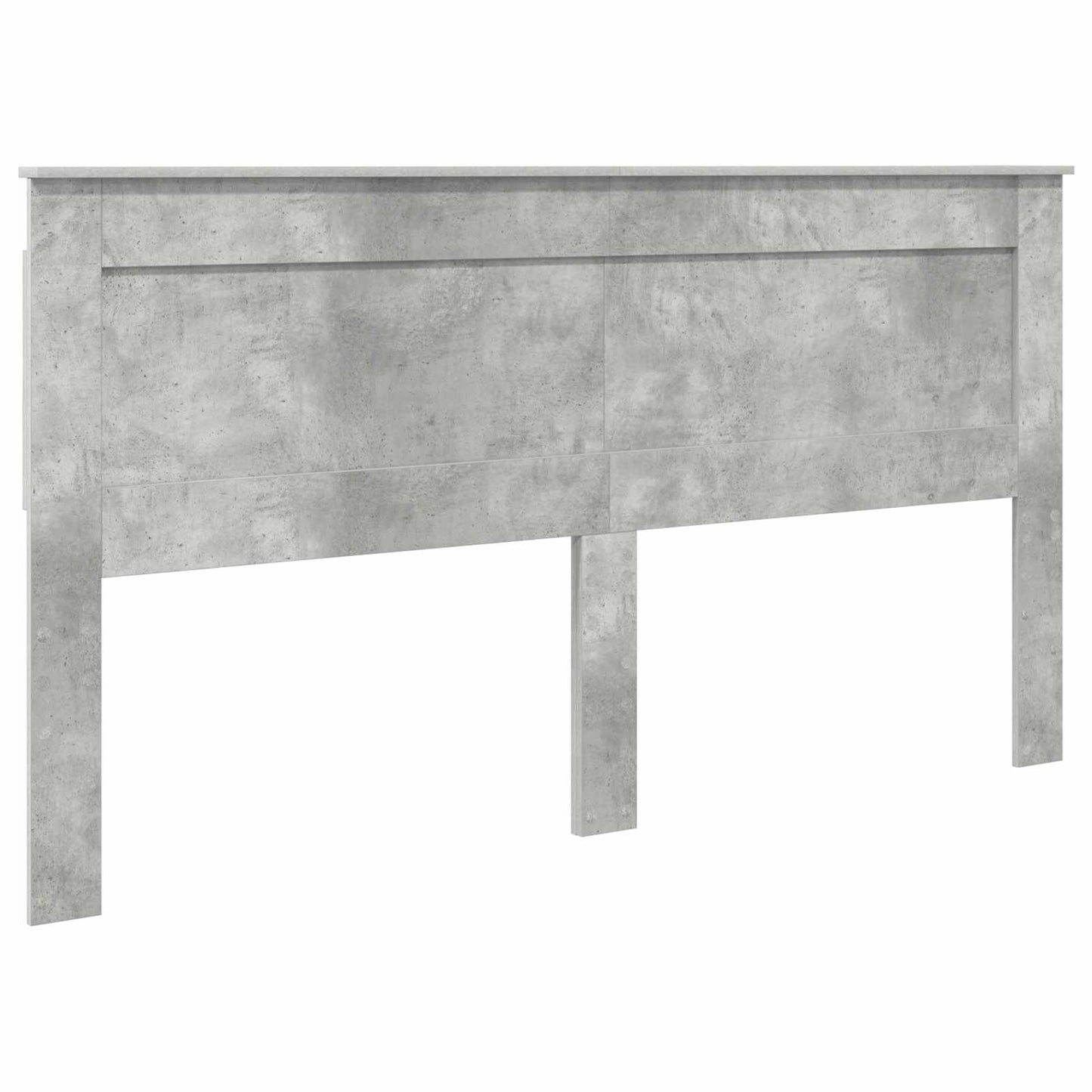 vidaXL Aufbewahrungsbett Beton Grau 180 x 200 cm Holzwerkstoff