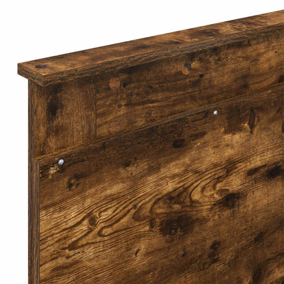vidaXL Aufbewahrungsbett Geräucherte Eiche 75 x 190 cm Holzwerkstoff