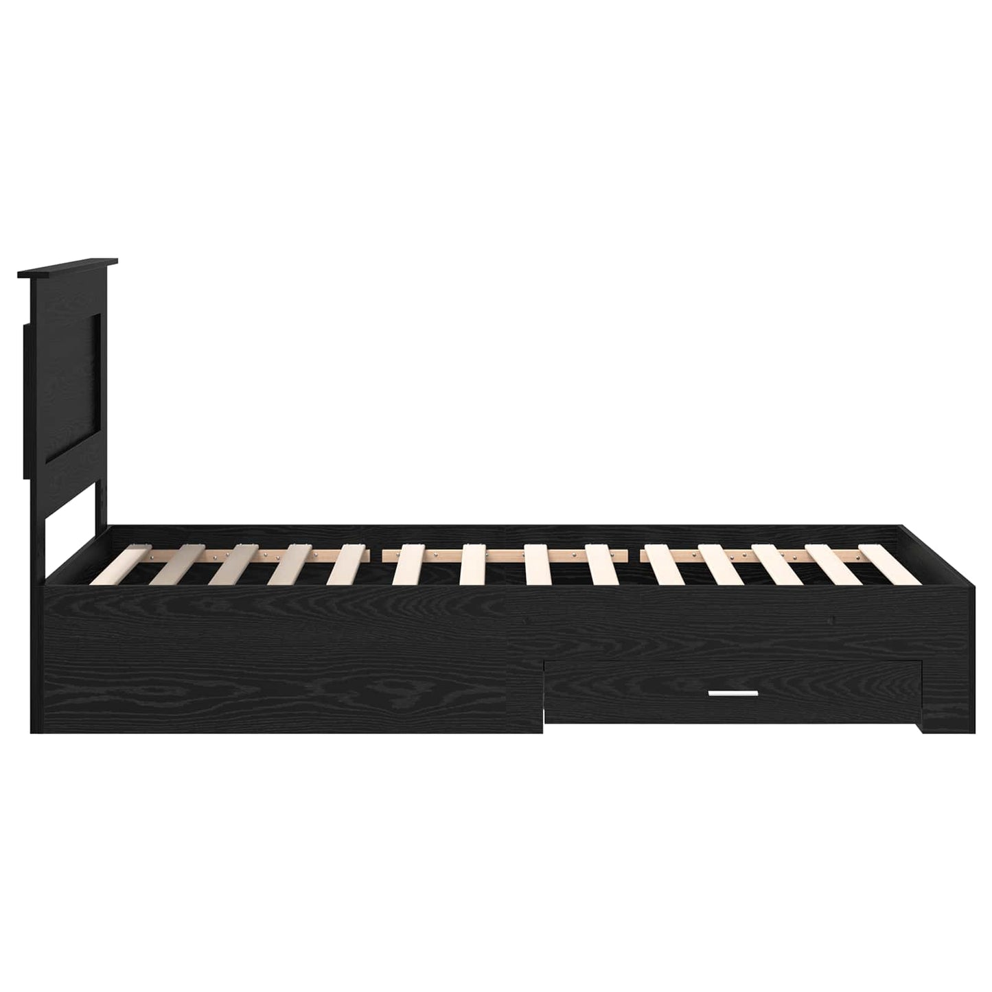 Bettgestell mit Schubladen mit Kopfteil Holzwerkstoff