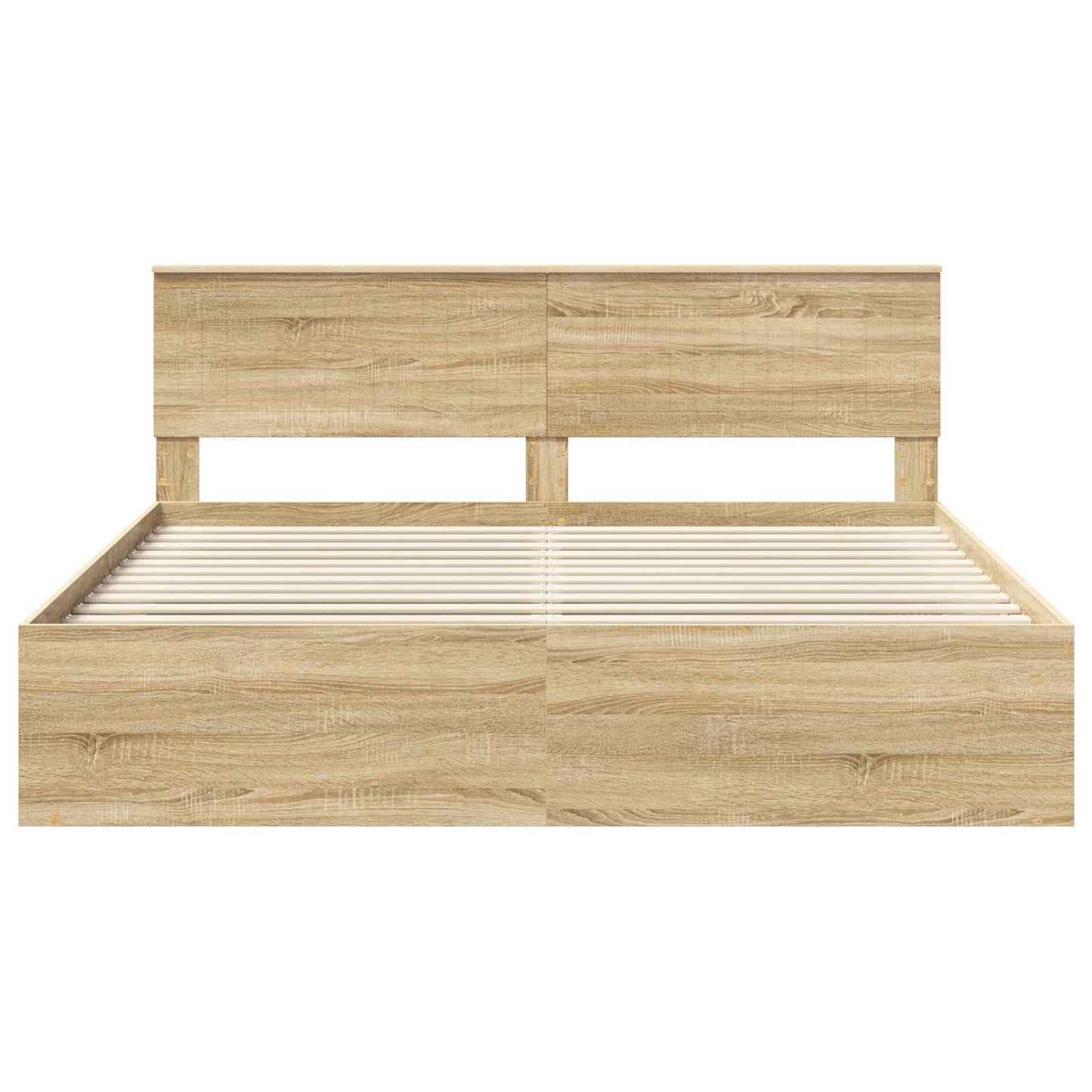 vidaXL Cadre de lit Sonoma 180 x 200 cm en pin massif