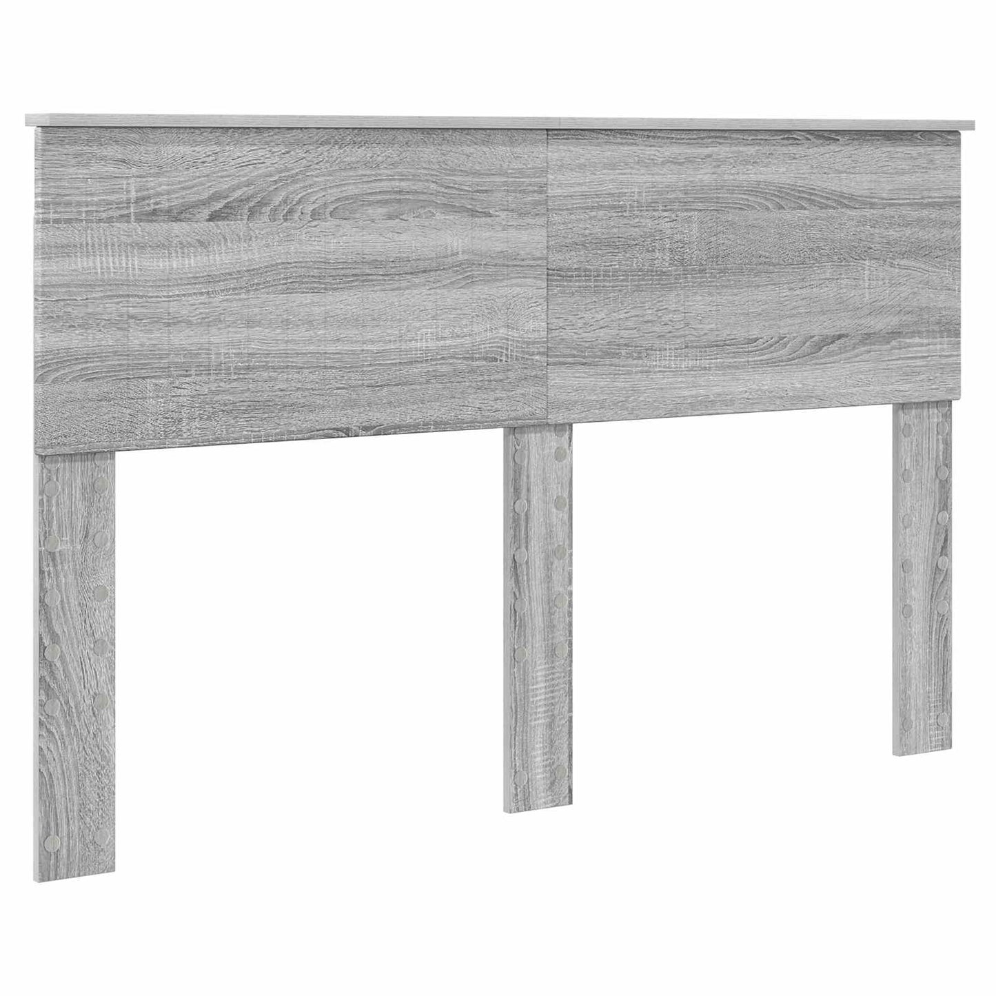 vidaXL Bettrahmen Graues Sonoma 140 x 200 cm Massives Kiefernholz