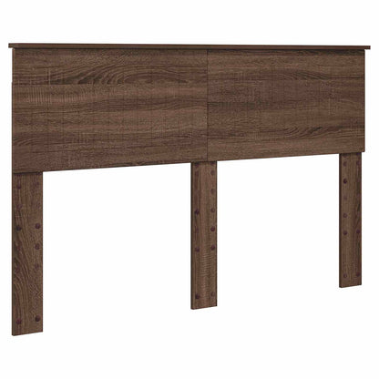 vidaXL Bettrahmen Braun Eichen-Optik 140 x 200 cm Massives Kiefernholz