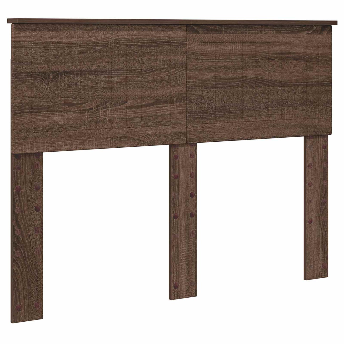 vidaXL Bettrahmen Braun Eichen-Optik 120 x 190 cm Massives Kiefernholz
