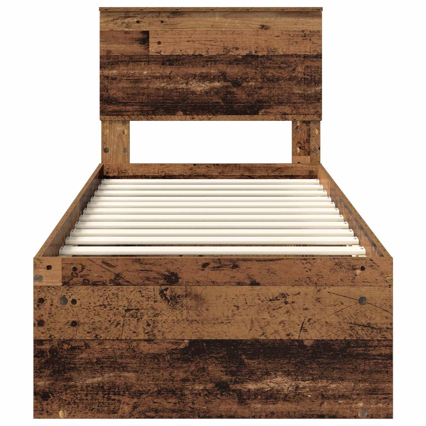 Bettrahmen Altholz 75 x 190 cm Massives Kiefernholz