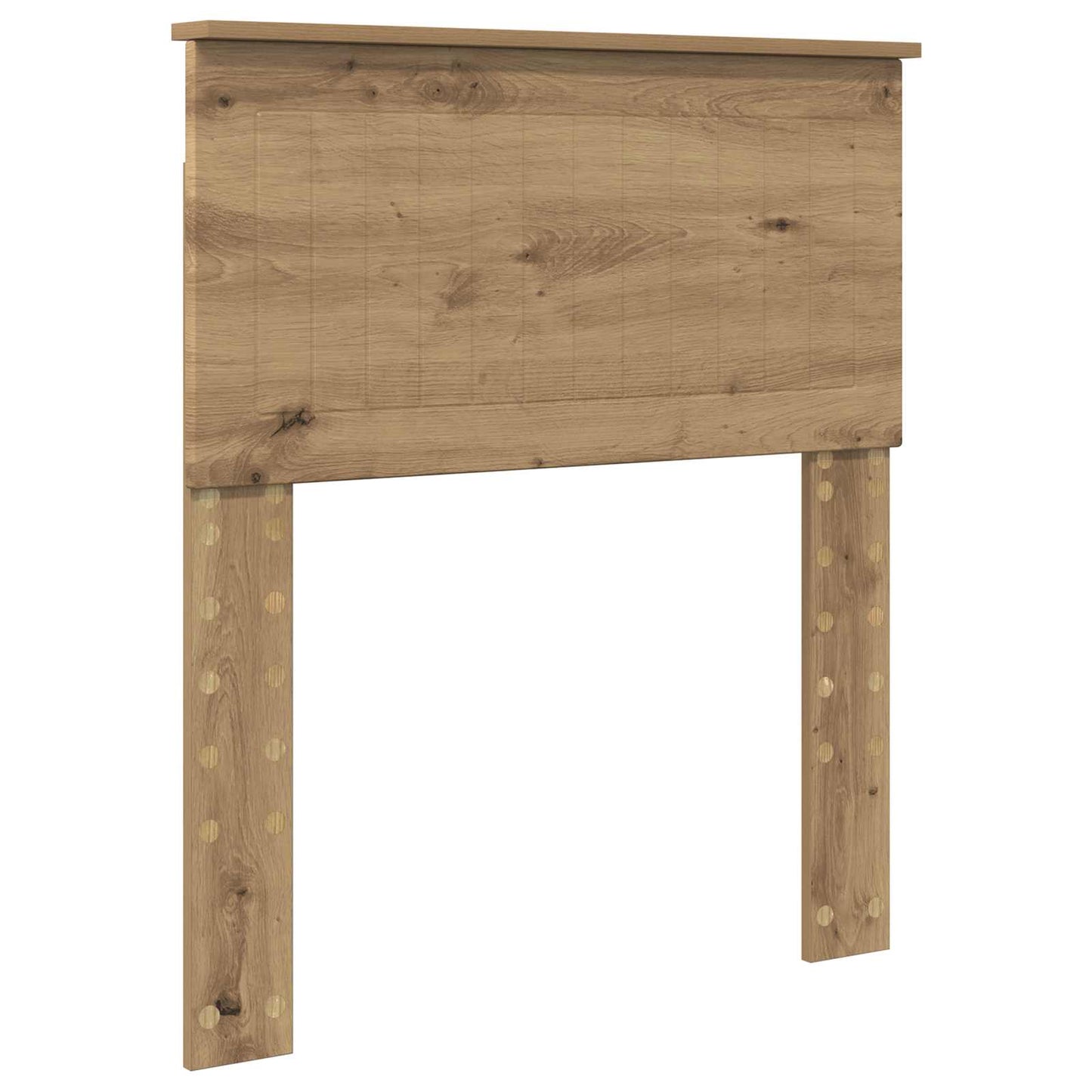 vidaXL Cadre de lit Artisanat Chêne 75 x 190 cm Bois de pin massif