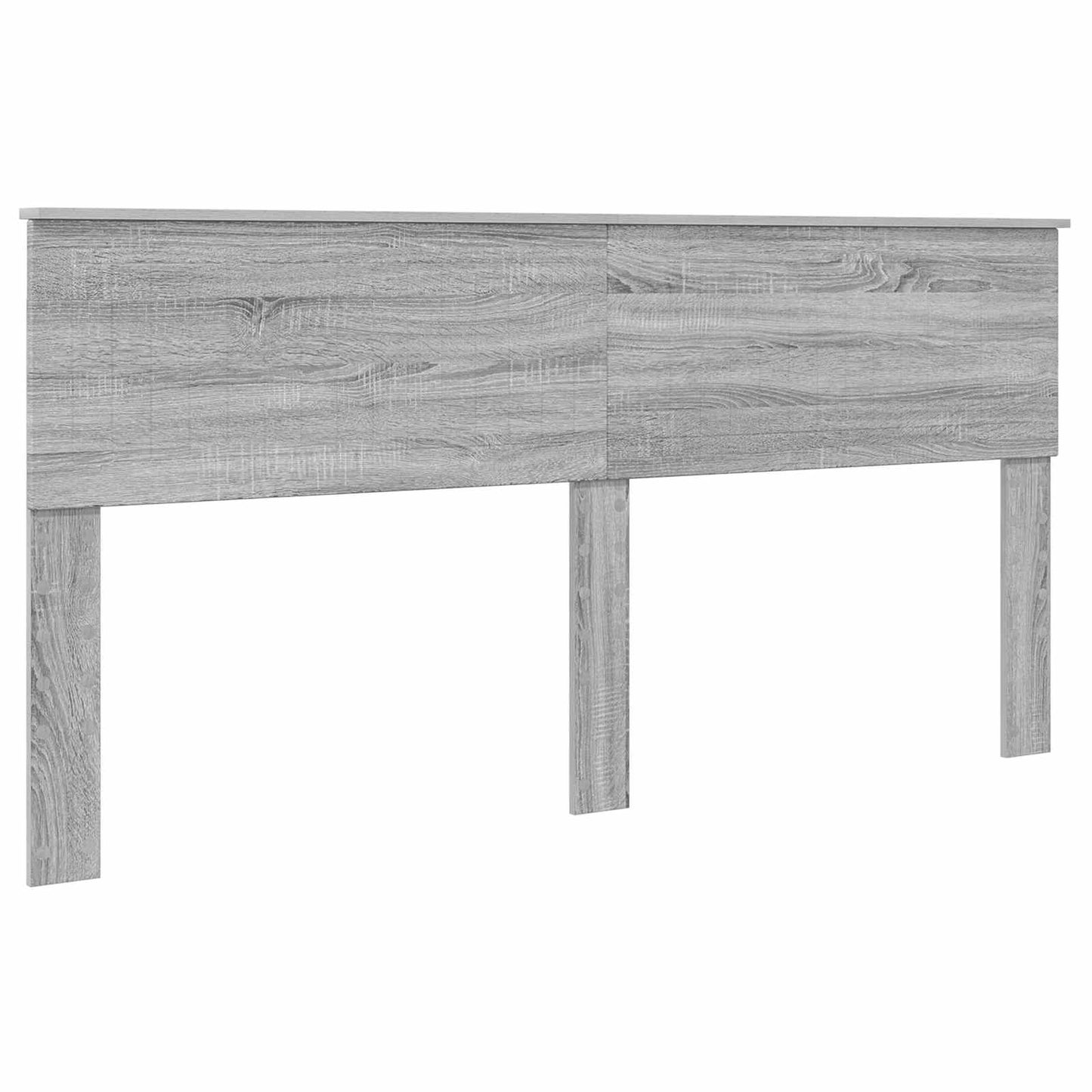 vidaXL Bettrahmen Graues Sonoma 180 x 200 cm Ingenieurs Holz
