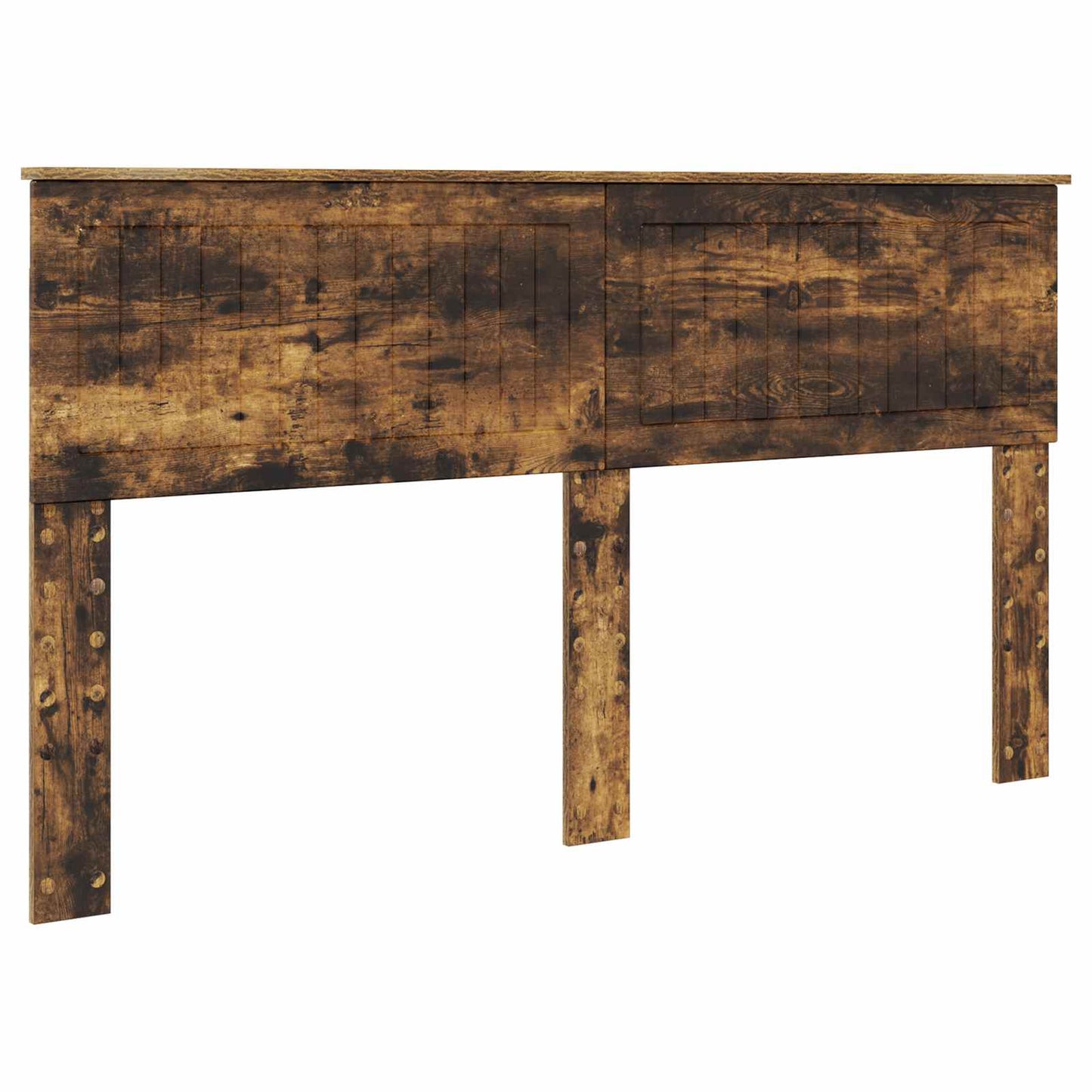 vidaXL Aufbewahrungsbett Geräucherte Eiche 160 x 200 cm Holzwerkstoff