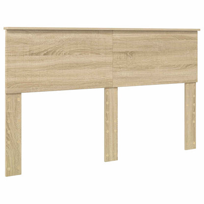 vidaXL Aufbewahrungsbett Sonoma-Eiche 150 x 200 cm Holzwerkstoff
