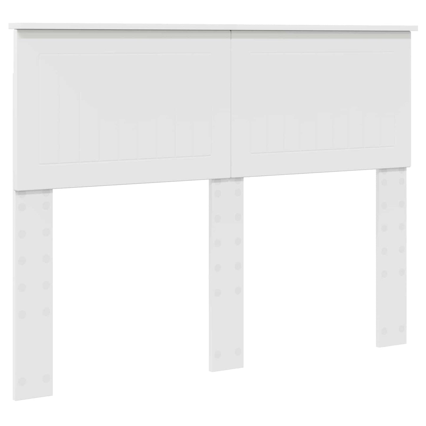 vidaXL Aufbewahrungsbett mit Kopfteil Weiß 120 x 190 cm Holzwerkstoff